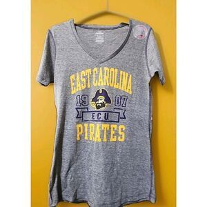East Carolina Pirates Pullover Short Sleeve Swoop Neck T-Shirt Size XL NWT Cr10